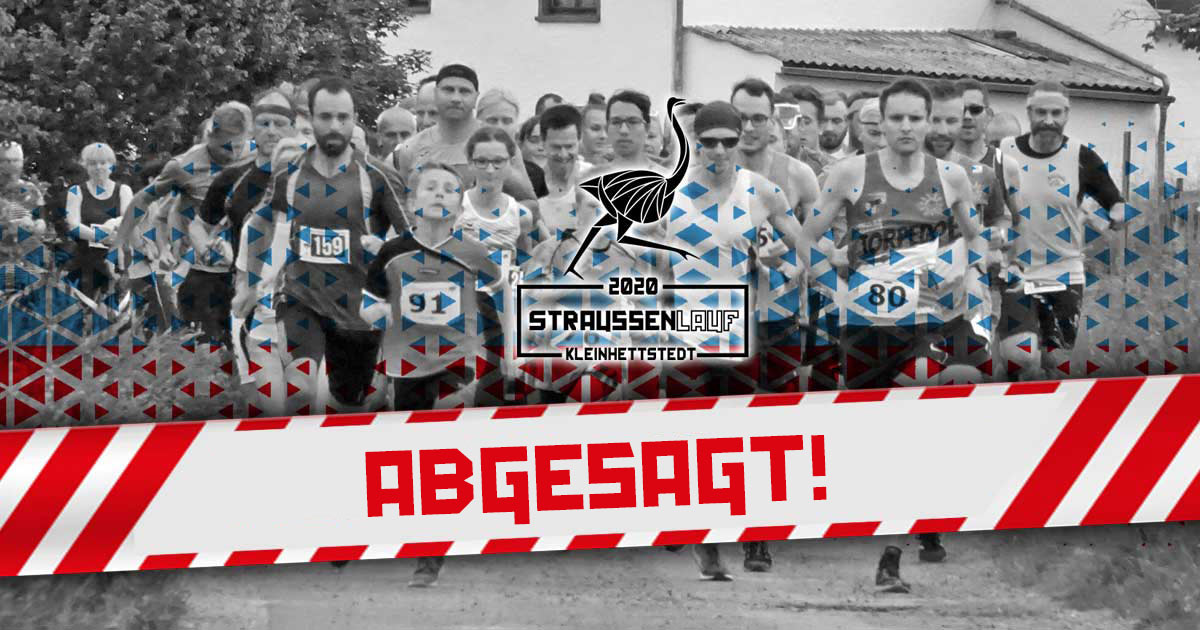 "Straussenlauf abgesagt"